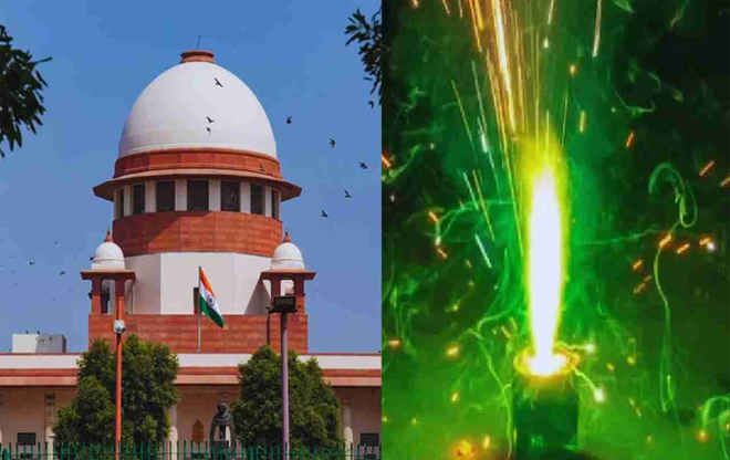 उच्चतम न्यायालय ने दिवाली पर दिल्ली-एनसीआर में हरित पटाखे फोड़ने की अनुमति दी