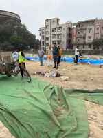 भाजपा पार्षदों ने छठ घाटों पर चलाया स्वच्छता अभियान