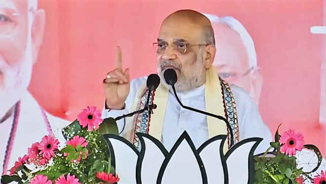 बिहार में राजद के जंगल राज की वापसी रोकने के लिए कमल का बटन दबाएं: अमित शाह