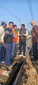 उत्तर रेलवे महाप्रबंधक ने नई दिल्ली-अंबाला रेल सेक्शन का निरीक्षण किया