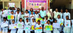 'पर्यावरण बचाओ' विषय पर ड्राइंग प्रतियोगिता का आयोजन