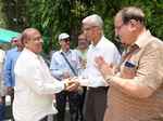 विजेन्द्र गुप्ता ने किया आयुष्मान वय वंदना कार्ड पंजीकरण शिविर का दौरा