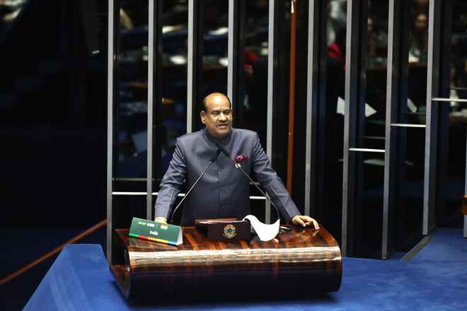 पाकिस्तान अपने यहां मौजूद आतंकी ढांचे के खिलाफ ठोस कार्रवाई करने में विफल रहा: बिरला