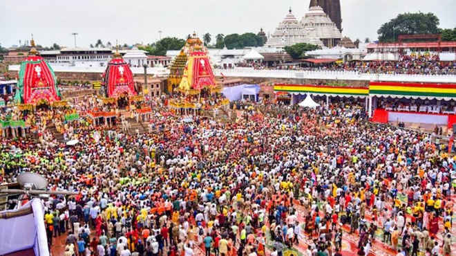 ओडिशा के पुरी में श्री गुंडिचा मंदिर के पास भगदड़ में तीन लोगों की मौत, 50 अन्य घायल