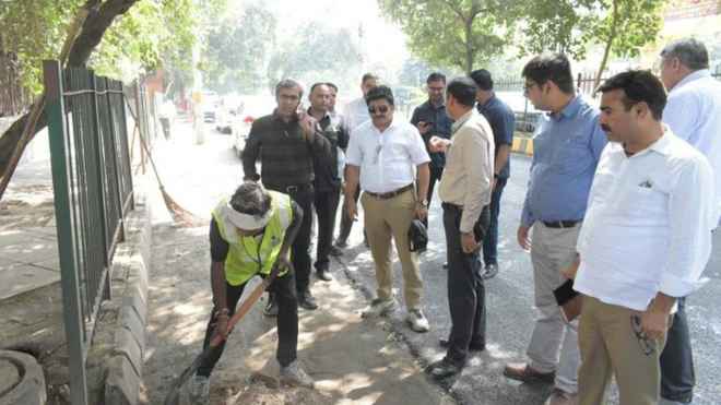 निगमायुक्त ने दक्षिणी क्षेत्र के प्रदूषण हॉटस्पॉट का निरीक्षण किया