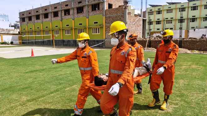 एनडीआरएफ ने किया मोबलाइजेशन और मॉक अभ्यास आयोजन