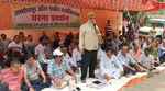 किराया वृद्धि के विरोध में जेएनएसी कार्यालय के समक्ष व्यापारियों ने दिया धरना