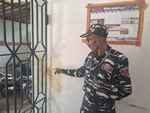 बिहार में मुजफ्फरपुर के बिहार विश्वविद्यालय के कुलपति के आवास पर बमबाजी