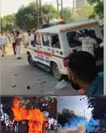 वेतन बढ़ाने को सड़क पर उतरे श्रमिकों का प्रदर्शन, आगजनी, तोड़फोड़ और कई जगह लगाया जाम