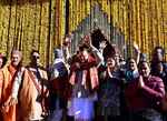 बाबा केदारनाथ धाम के कपाट खुलने पर पहुंचे सीएम धामी, प्रदेश की सुख-समृद्धि की कामना की