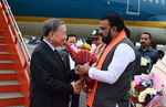 वियतनाम के राष्ट्रपति का गयाजी में मुख्यमंत्री ने किया स्वागत, महाबोधि मंदिर में की पूजा-अर्चना