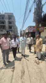 नेता सदन ने बेगमपुर वार्ड का निरीक्षण किया