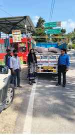 औचक निरीक्षण में सरकारी राशन परिवहन में  पकड़ी गई अनियमितता