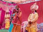 श्रीमद्भागवत कथा के समापन पर रामलीला का आयोजन