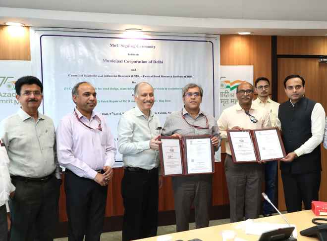 दिल्ली नगर निगम और सीएसआईआर-सीआरआरआई ने किया करार