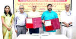 आयुर्वे पतंजलि अनुसंधान संस्थान व गौतम बुद्ध विश्वविद्यालय के बीच अनुबंध