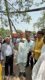 नेता सदन ने चांदनी चौक का किया निरीक्षण