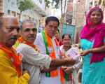 पंचतीर्थ यात्रा के दिल्ली आगमन पर भाजपा अनुसूचित मोर्चा ने श्रद्धालुओं का किया स्वागत