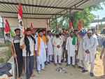 रतिया में कम वोल्टेज और बिजली कटौती से नाराज किसानों का प्रदर्शन