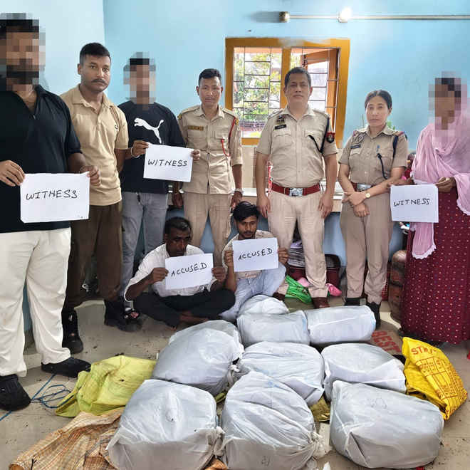गुवाहाटी में 47.38 किलोग्राम गांजा जब्त, तीन आरोपी गिरफ्तार