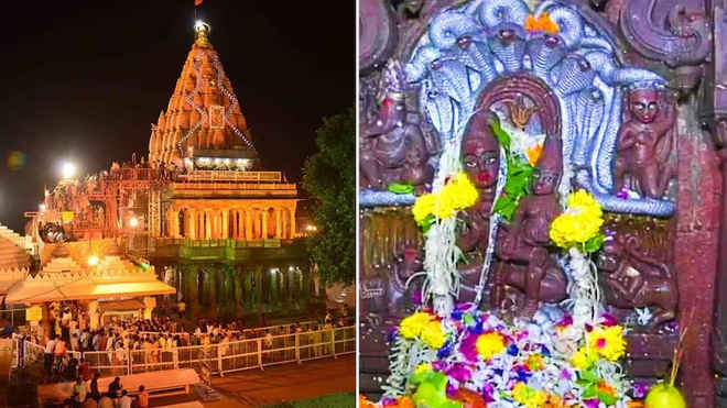 उज्जैन के नागचंद्रेश्वर मंदिर में भारी भीड़ के चलते भगदड़ की स्थिति, कई घायल