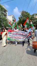 कडक़डड़ूमा से जागृति एन्क्लेव तक निकली तिरंगा यात्रा