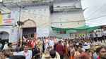 लोधेश्वर महादेवा में शिवभक्तों पर हेलीकॉप्टर से हुई पुष्पवर्षा