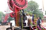 डीएमआरसी ने सेंट्रल विस्टा कॉरिडोर के शिवाजी स्टेडियम मेट्रो स्टेशन पर निर्माण कार्य शुरू किया